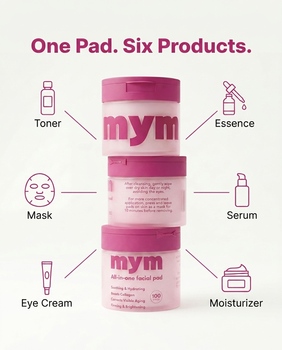 mym all-in-one facial pad (Pre-Order)
